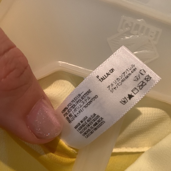 BNWOT American Apparel chiffon collared sleeveless top - Picture 4 of 4